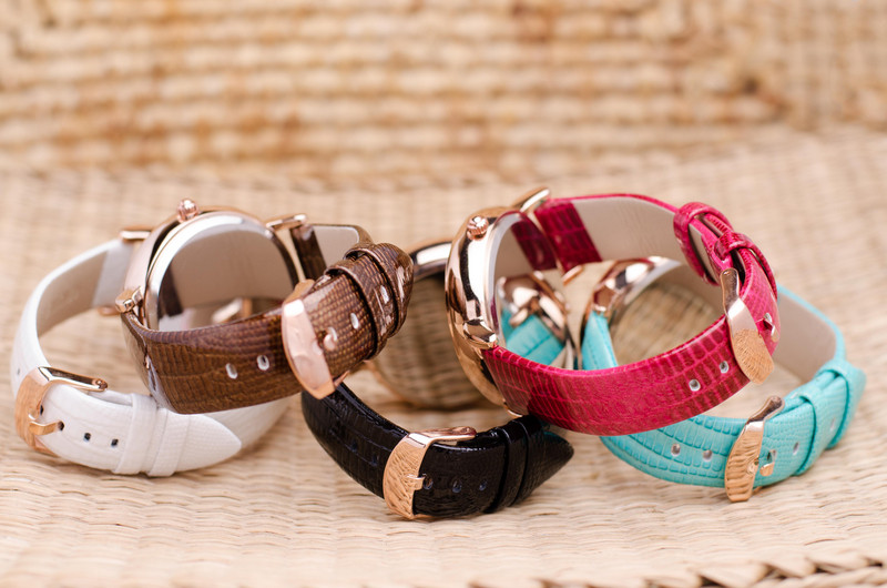 Часовник Prance Aqua в Бяло с Естествена кожа