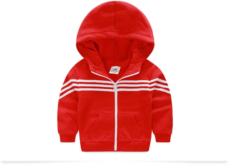  Παιδικό μπουφάν με κουκούλα για την άνοιξης - κόκκινο, μπλε, κίτρινο χρώμα