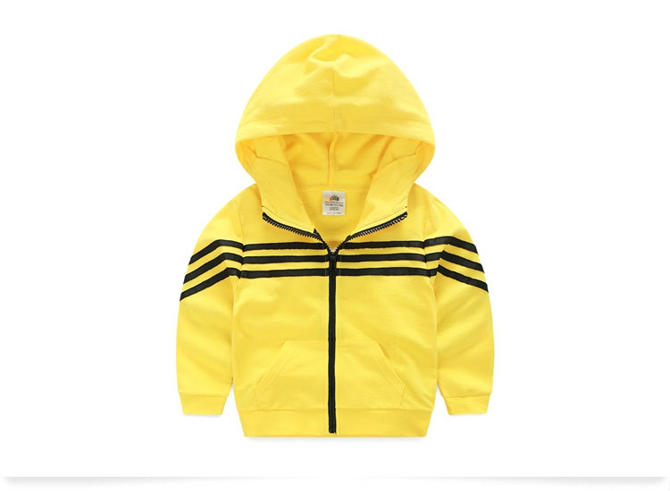  Παιδικό μπουφάν με κουκούλα για την άνοιξης - κόκκινο, μπλε, κίτρινο χρώμα