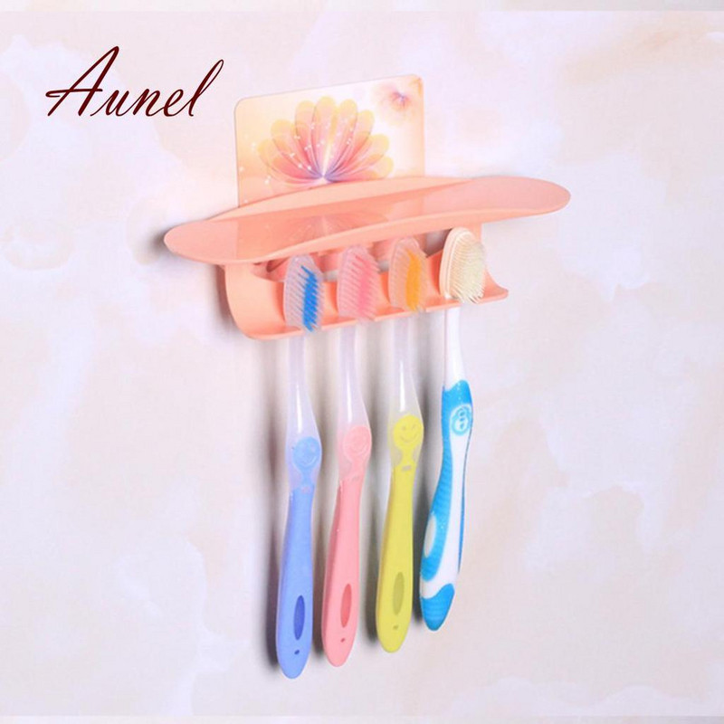 Plastmasas zobu pastas turētājs un zobu birste