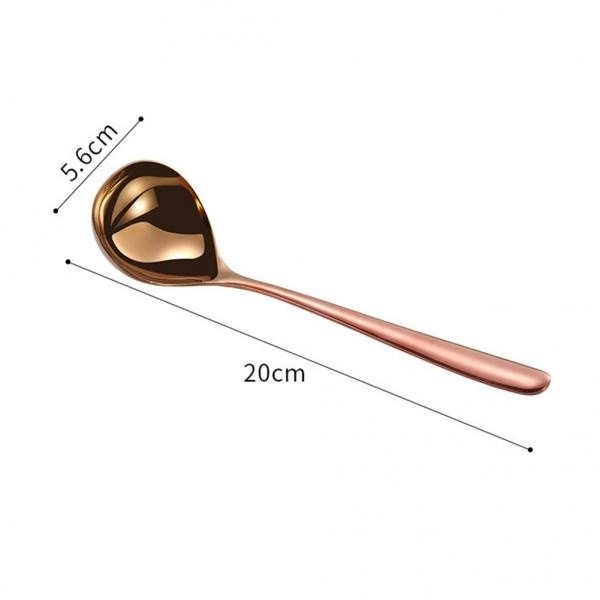 Kuhinjska kutlača od nehrđajućeg čelika pogodna za juhu