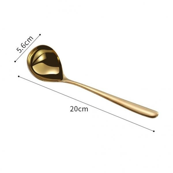 Kuhinjska kutlača od nehrđajućeg čelika pogodna za juhu