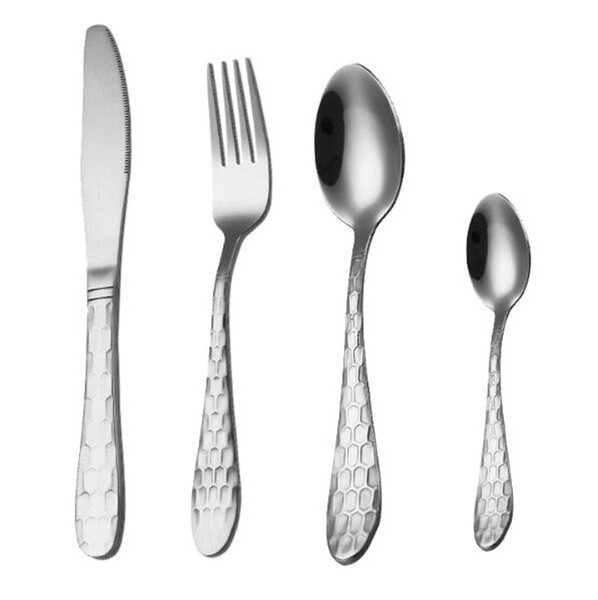 Kūrybinis 4 nerūdijančio plieno stalo įrankių rinkinys