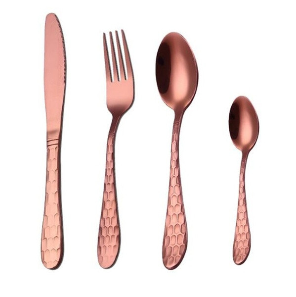 Kūrybinis 4 nerūdijančio plieno stalo įrankių rinkinys