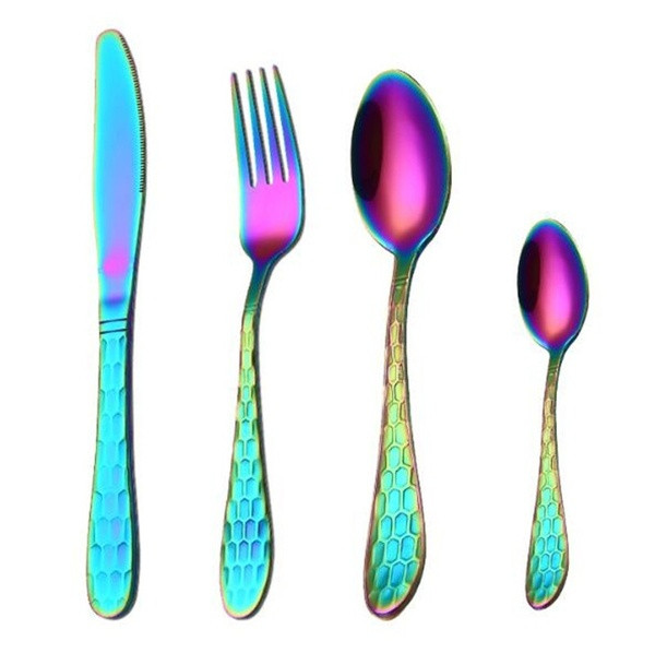 Kūrybinis 4 nerūdijančio plieno stalo įrankių rinkinys