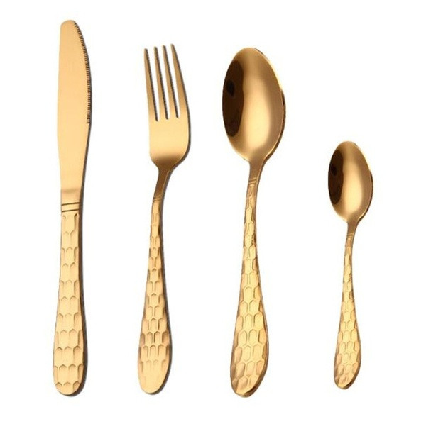 Kūrybinis 4 nerūdijančio plieno stalo įrankių rinkinys