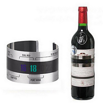 Термометър за вино, Индикатор за температура на виното от неръждаема стомана 