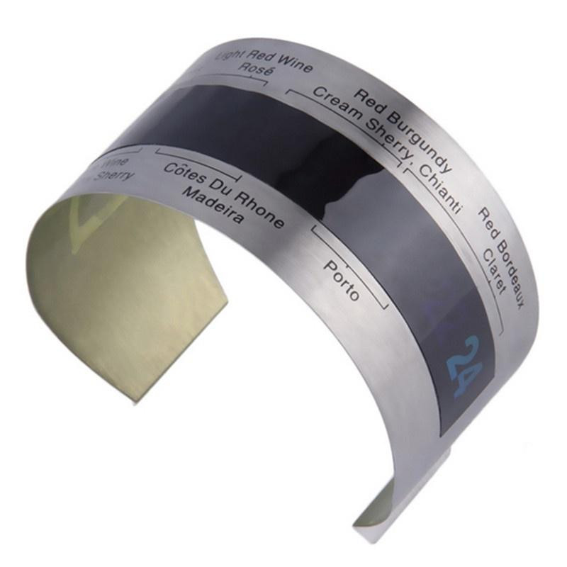 Borhőmérő, Rozsdamentes acél borhőmérséklet-jelző