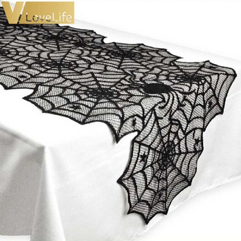 Креативен тишлайфер за маса във формата на паяжина с паяк подходящ за Helloween