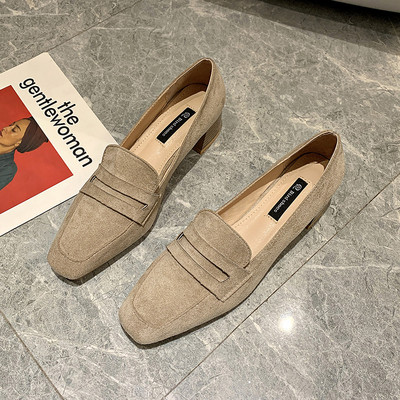 Νέο μοντέλο καθημερινά μαοκασίνια από έκο σουέτ και χαμιλό τακούνι