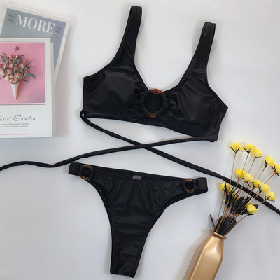 Γυναικεία μαγιό μπικίνι με κορδόνια