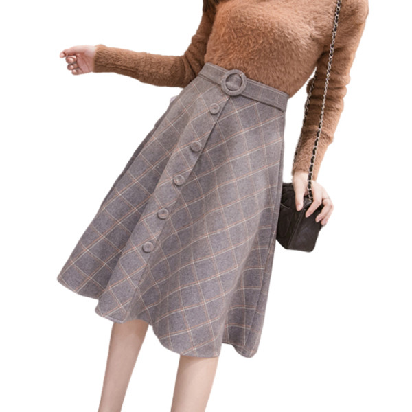 Praegune naiste seelik kolme värvi lõikega nööpidega mudel