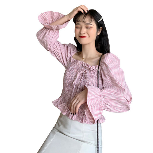 Modern női blúz több színben megkötős, hosszú ujjú