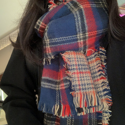 Modern női kockás sál több színben