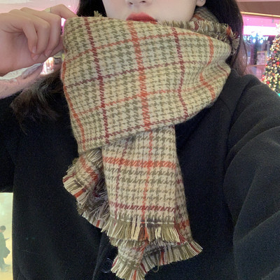 Modern női kockás sál több színben