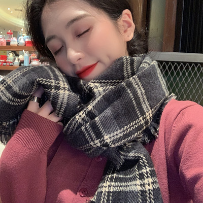 Modern női kockás sál több színben