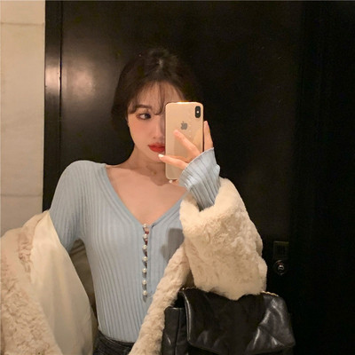 Női alkalmi blúz három színben, kék fekete és bézs színben