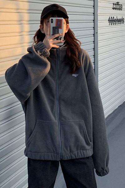 Γυναικείο καθημερινό φούτερ  με κουμπιά σε διάφορα χρώματα