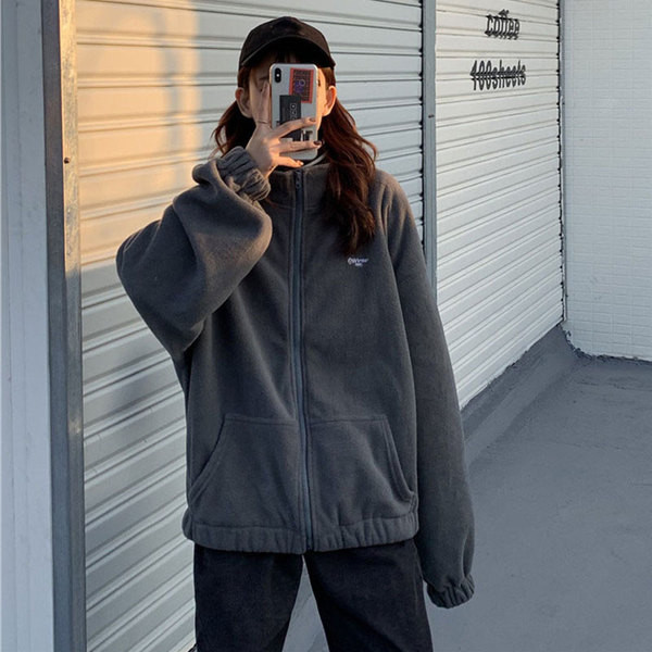 Γυναικείο καθημερινό φούτερ  με κουμπιά σε διάφορα χρώματα