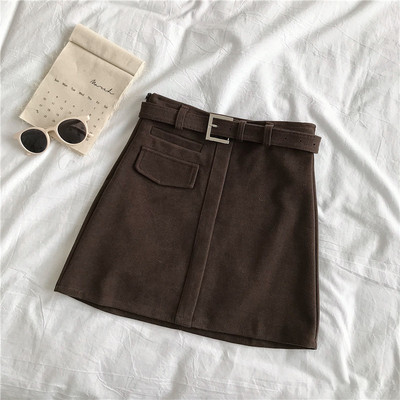 Naiste vabaaja seelik neljas värvitoonis koos vööga