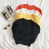 Modern női rövid blúz négy színben