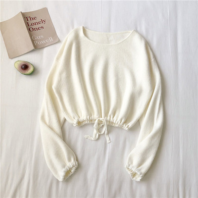 Ženska ležerna kratka bluza u više boja sa vezicama