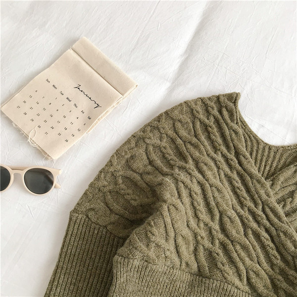 Modern női rövid pulóver három színben