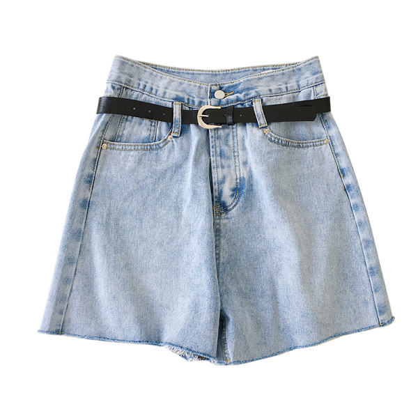 Sinise ja musta värvi vabaaja naiste lühikesed püksid