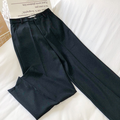 Stiilsed kõrge vöökohaga naiste püksid kolmes värvitoonis