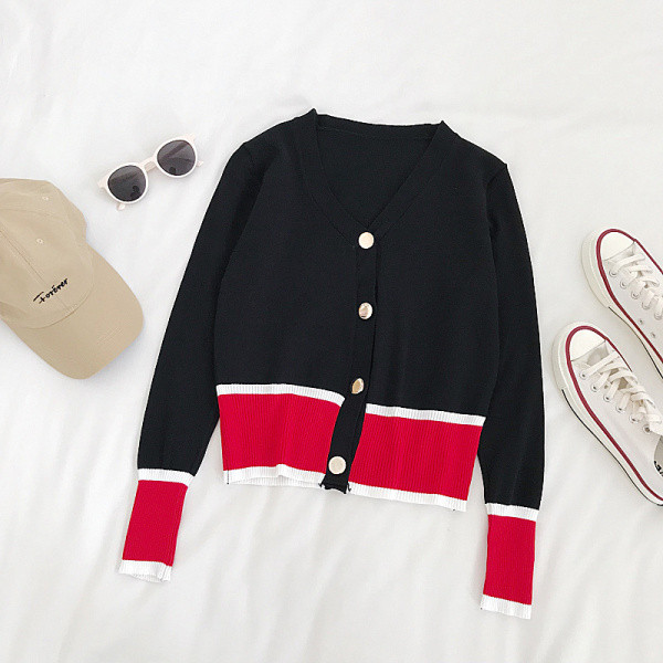 Naiste vabaaja õhuke kahes värvitoonis vest