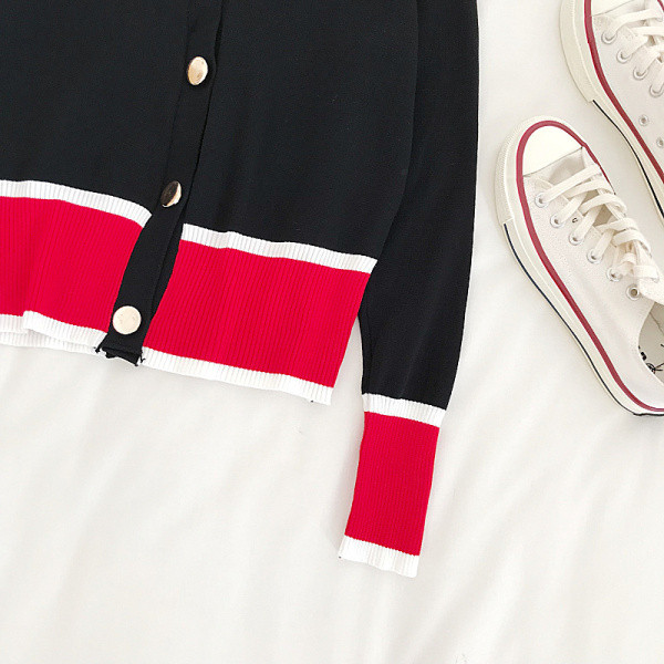 Naiste vabaaja õhuke kahes värvitoonis vest