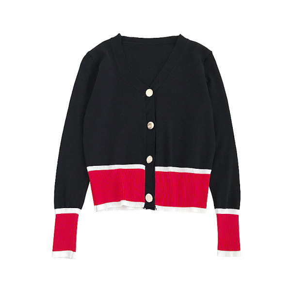 Naiste vabaaja õhuke kahes värvitoonis vest