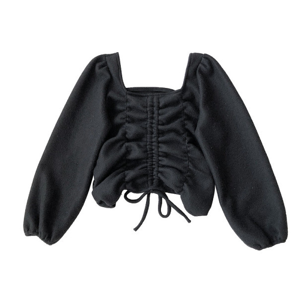 Κομψή κοντή μπλούζα  σε μπλε μαύρο και ροζ χρώμα