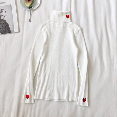 Καθημερινή γυναικεία μπλούζα με ψηλό κολάρο σε τέσσερα χρώματα