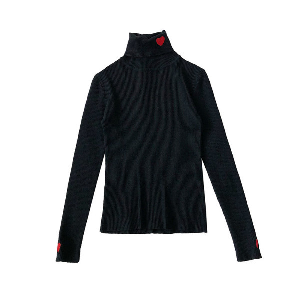 Καθημερινή γυναικεία μπλούζα με ψηλό κολάρο σε τέσσερα χρώματα