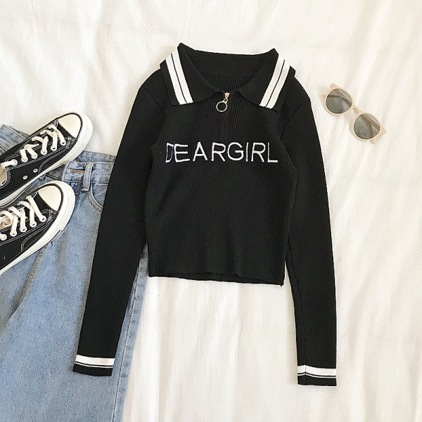 Naiste vabaaja pluus roheline, must ja valge pealdisega