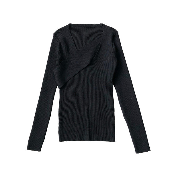 Naiste vabaaja pluus neljas värvitoonis spitsikaelusega