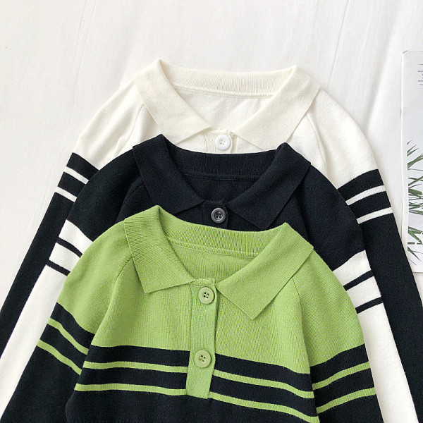 Lezser női blúz klasszikus gallérral, három színben