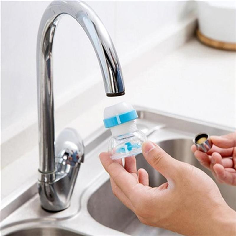 Въртящ се кухненски филтър за чешма удобен и компактен с размери 9.5 см