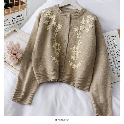 Lai lilltikandiga naiste kampsun