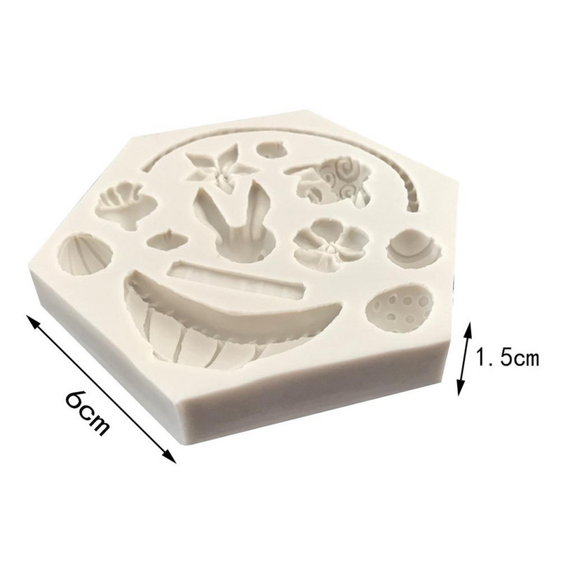 3D silikoninė forma, skirta įvairių formų velykinėms dekoracijoms gaminti