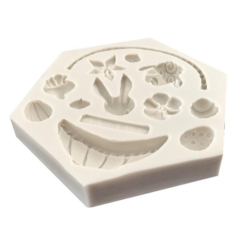 3D silikoninė forma, skirta įvairių formų velykinėms dekoracijoms gaminti