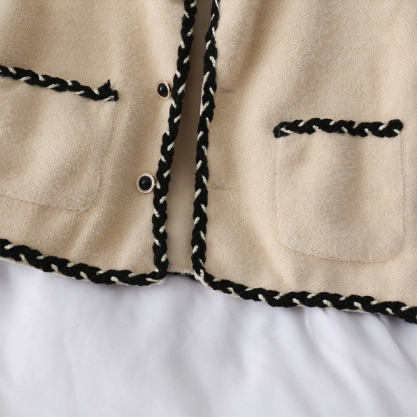 Retro naiste vest taskute ja nööpidega