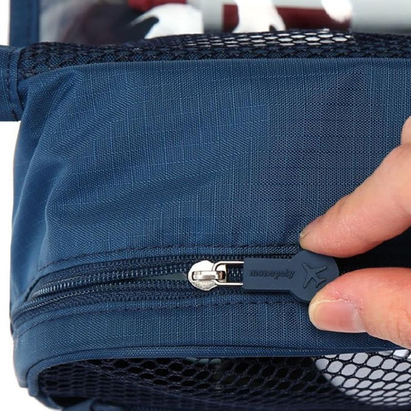 Reisimiseks sobivate kosmeetikatarvikute korraldaja