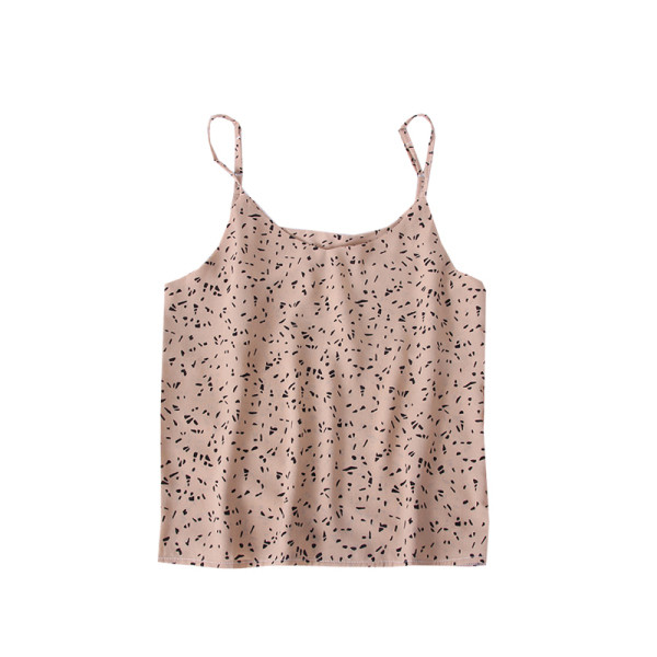 Uus mudel šifoonimustriga naiste topp