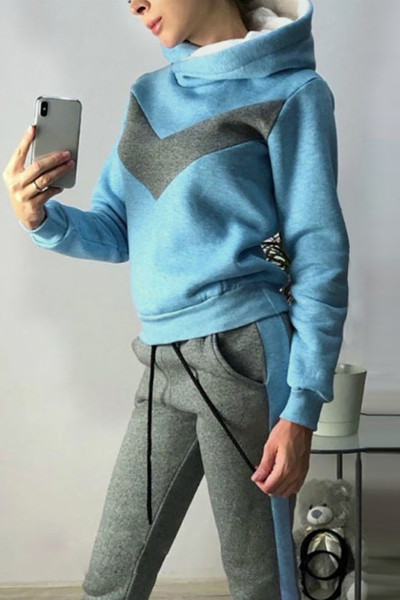 Naujo modelio moteriška laisvalaikio komanda dviejų dalių palaidinė + kelnės