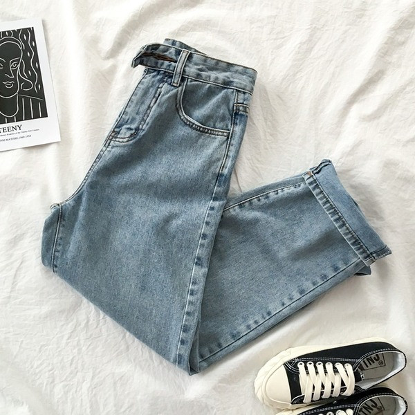 Moderni ležerni široki model traperica s visokim strukom