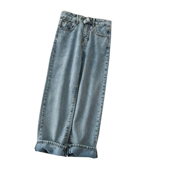 Moderni ležerni široki model traperica s visokim strukom