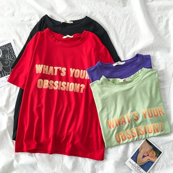 Vabaaja naiste t-särk ümara kaelusega ja kirjaga