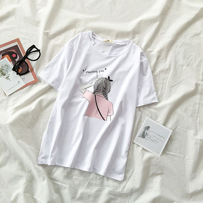 Alkalmi női póló rátéttel és ovális nyakkivágással